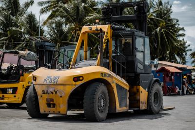 Bulldozer, equipment to run a business from home