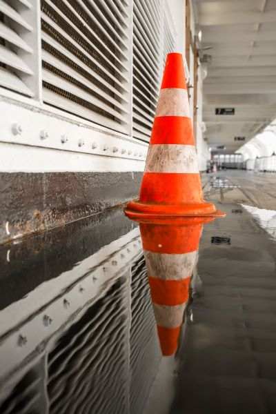Safety cone, virtual assistant helps with tough projects