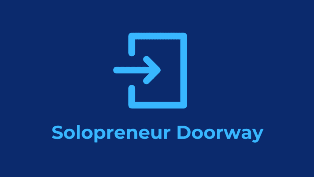 Solopreneur Doorway logo - a newsletter for solopreneurs